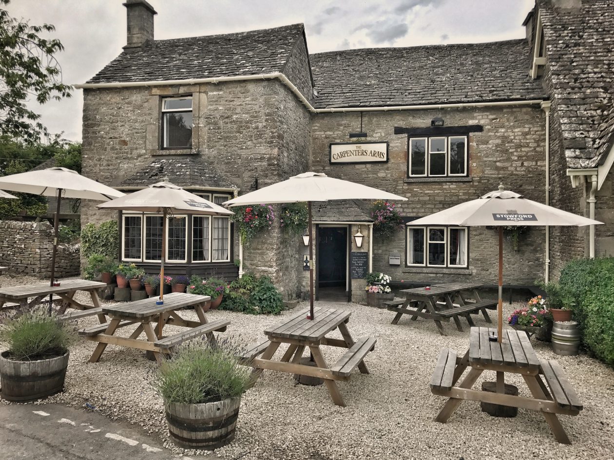 The Carpenters Arms is back in business Miserden
