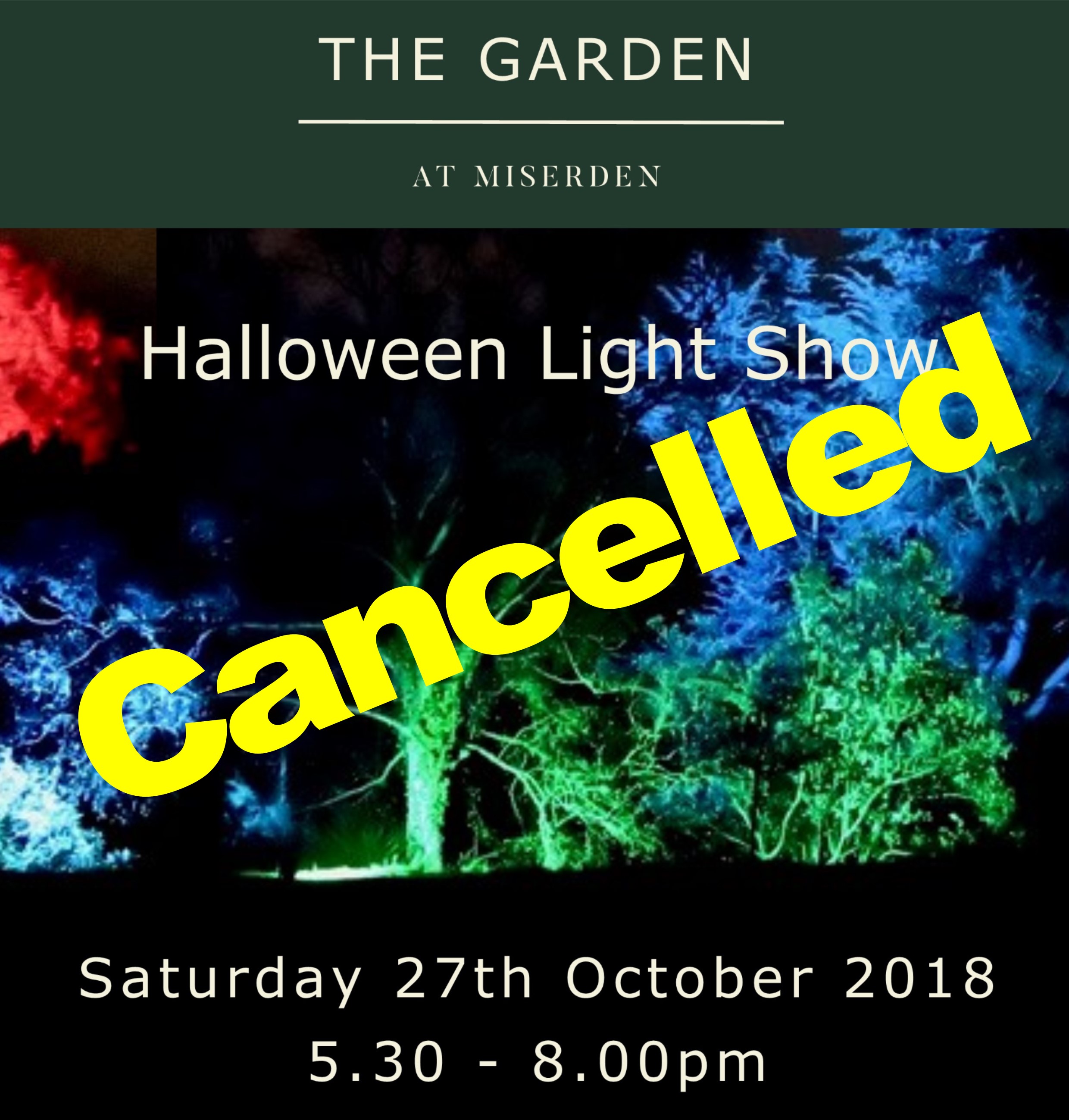 Halloween Cancelled 2018 Miserden